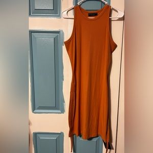 Alphalete monarch Ribbed tank dress